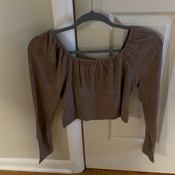 Madewell Square Neck Long Sleeve Top - Picture 4 of 6